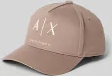 Armani Exchange Baseballpet met labelstitching