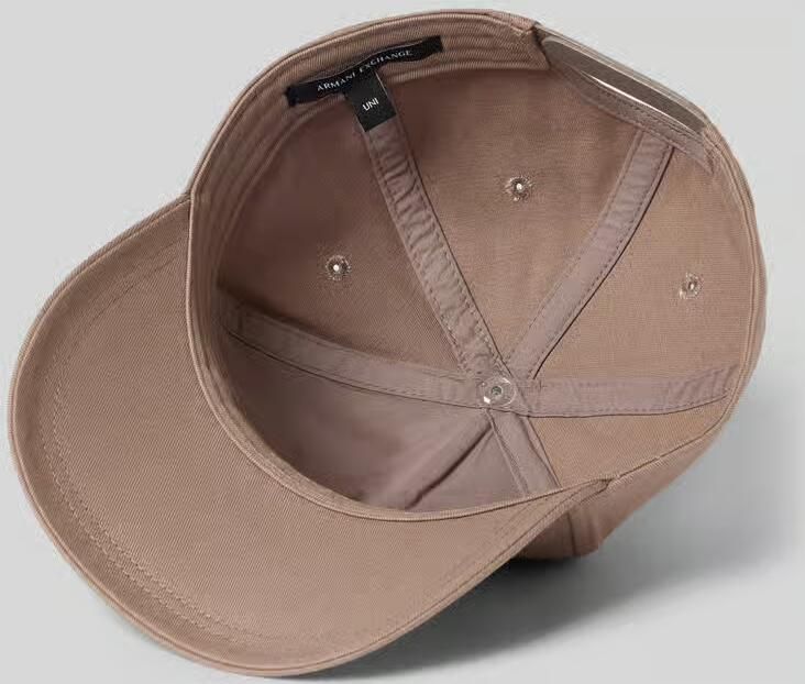 Armani Exchange Baseballpet met labelstitching