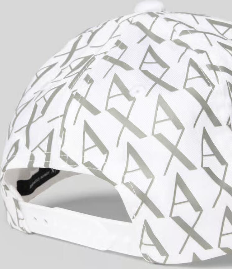 Armani Exchange Baseballpet met logomotief
