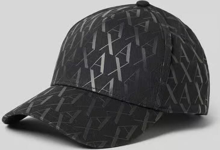 Armani Exchange Baseballpet met logoprint en verstevigde klep - Foto 2