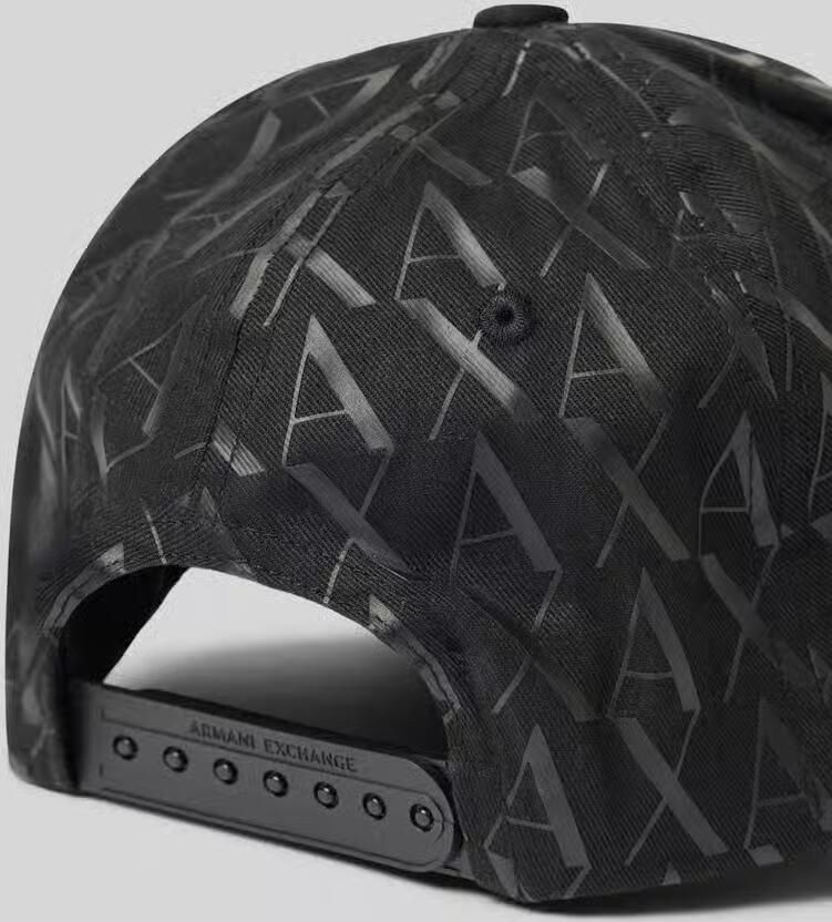 Armani Exchange Baseballpet met logoprint en verstevigde klep - Foto 2