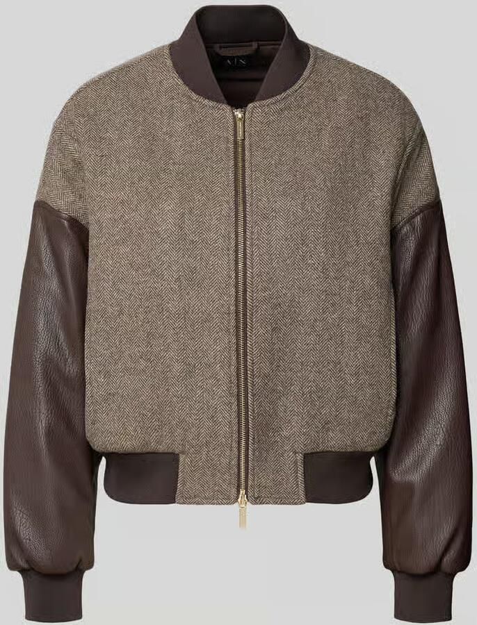 Armani Exchange Blouson in leerlook