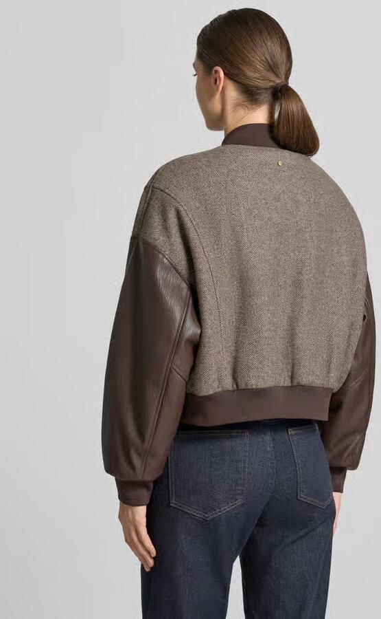 Armani Exchange Blouson in leerlook