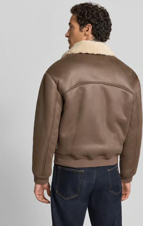 Armani Exchange Blouson in leerlook met tweewegritssluiting - Foto 2