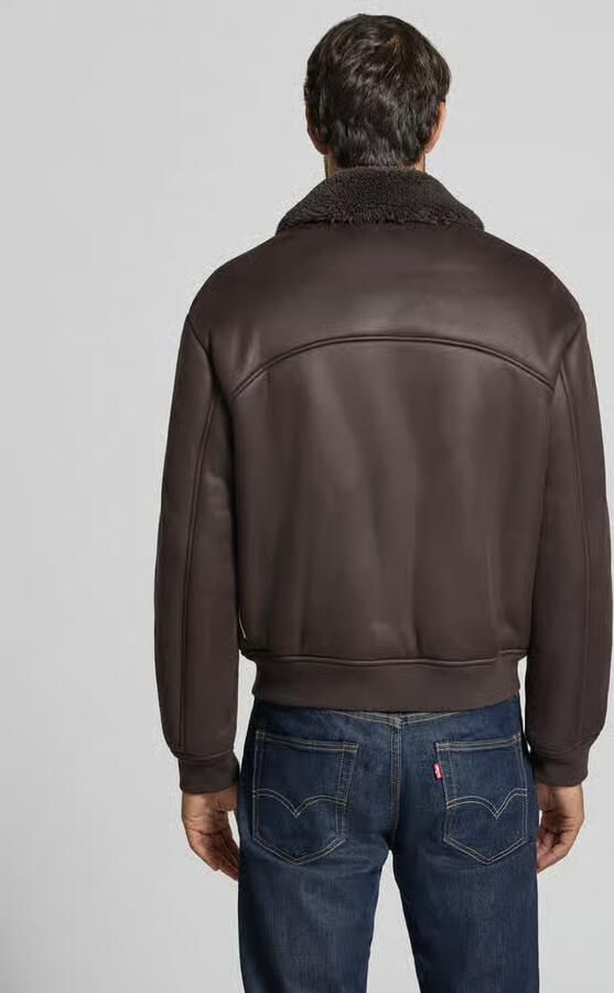 Armani Exchange Blouson in leerlook met tweewegritssluiting - Foto 3