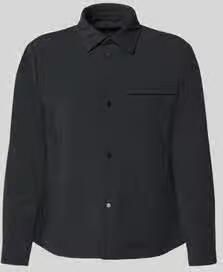 Armani Exchange Blouson met kentkraag en borstzak