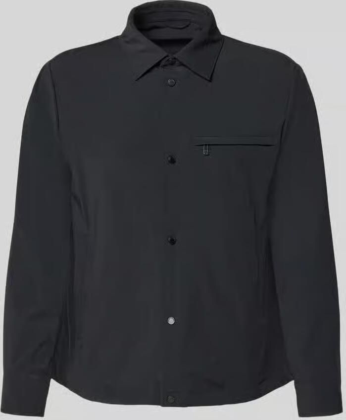 Armani Exchange Blouson met kentkraag en borstzak - Foto 2