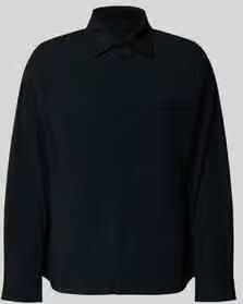 Armani Exchange Blouson met kentkraag en borstzak