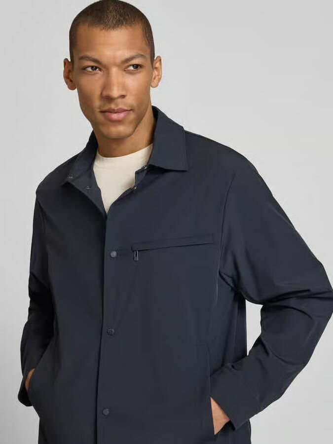 Armani Exchange Blouson met kentkraag en borstzak - Foto 3