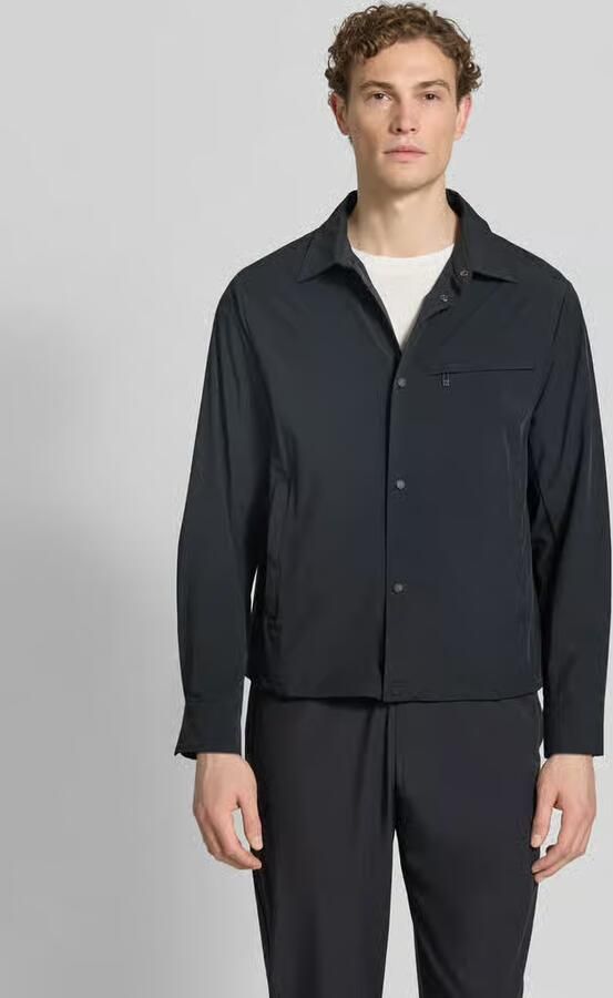 Armani Exchange Blouson met kentkraag en borstzak - Foto 4