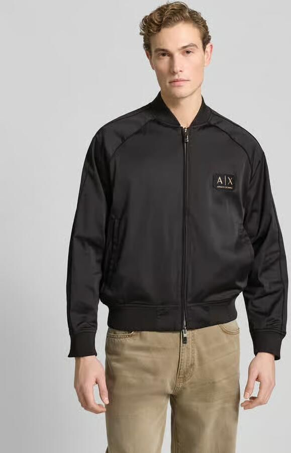Armani Exchange Bomberjack met ritssluiting