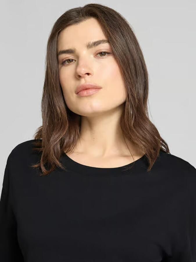 Armani Exchange Boxy fit T-shirt met siersteentjes