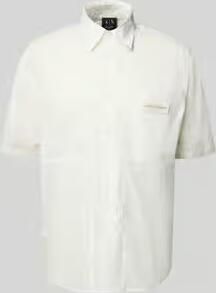 Armani Exchange boxy fit vrijetijdsoverhemd met labelpatch