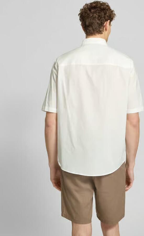 Armani Exchange boxy fit vrijetijdsoverhemd met labelpatch - Foto 2