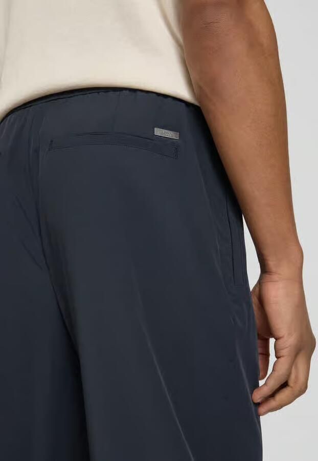 Armani Exchange Broek met elastische band en achterzakken