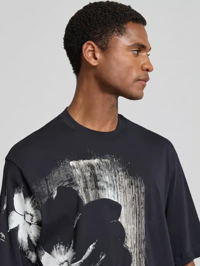 Armani Exchange comfort fit T-shirt met motiefprint