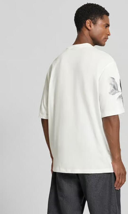 Armani Exchange comfort fit T-shirt met motiefprint