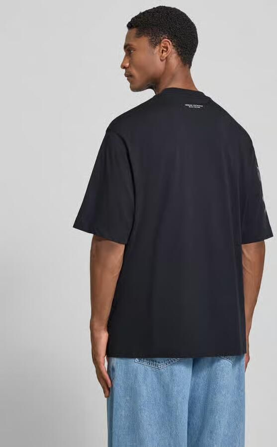 Armani Exchange comfort fit T-shirt met motiefprint