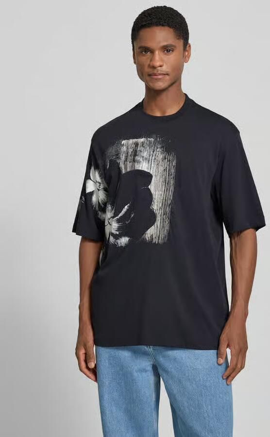 Armani Exchange comfort fit T-shirt met motiefprint - Foto 4