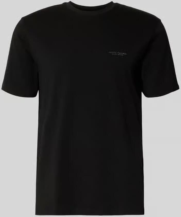 Armani Exchange extra slim fit T-shirt met ronde hals - Foto 2