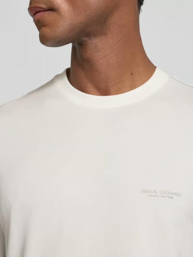 Armani Exchange extra slim fit T-shirt met ronde hals