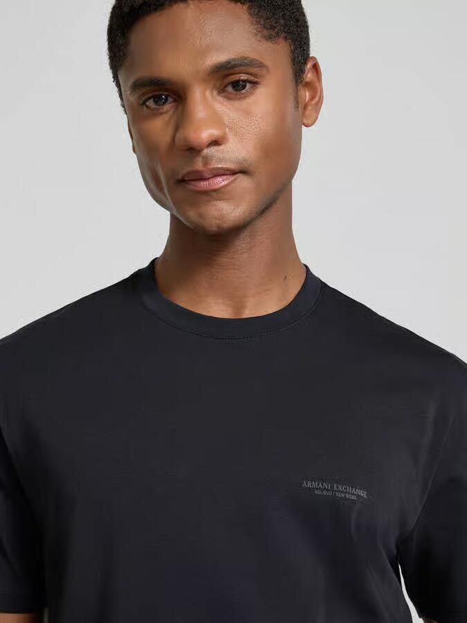 Armani Exchange extra slim fit T-shirt met ronde hals