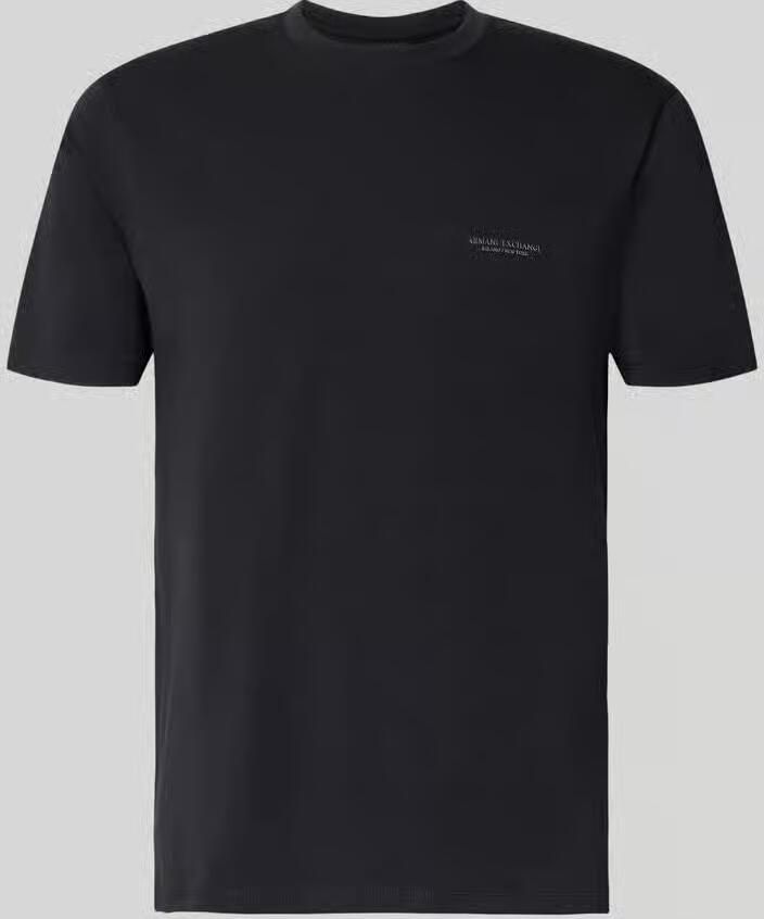 Armani Exchange extra slim fit T-shirt met ronde hals - Foto 2