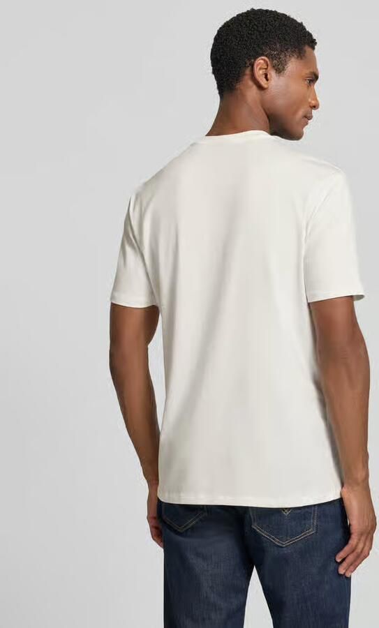 Armani Exchange extra slim fit T-shirt met ronde hals - Foto 3