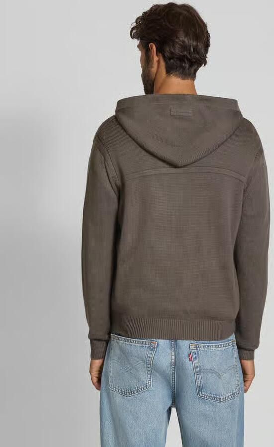 Armani Exchange Gebreid jack met capuchon