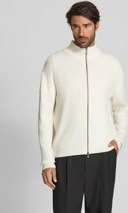 Armani Exchange Gebreid vest met opstaande kraag - Foto 2