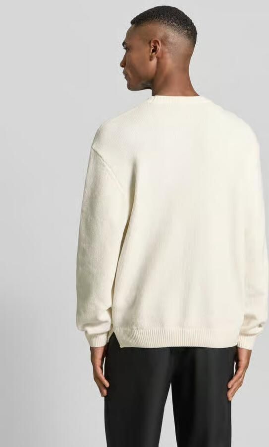 Armani Exchange Gebreide pullover met ribboorden