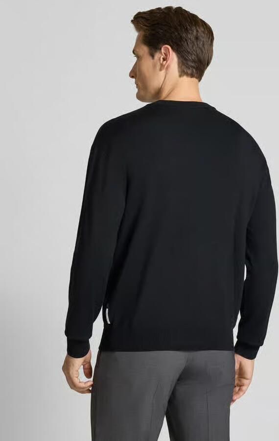 Armani Exchange Gebreide pullover met ronde hals