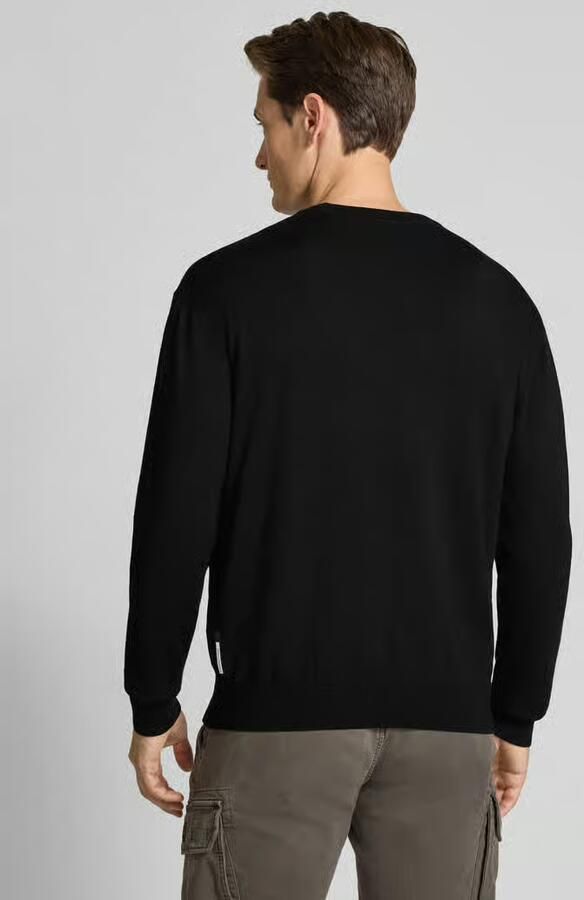 Armani Exchange Gebreide pullover met ronde hals