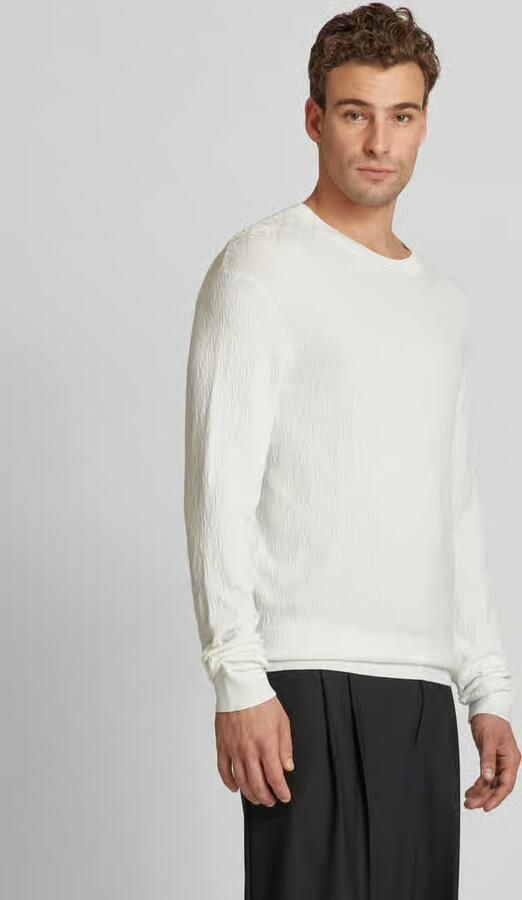Armani Exchange Gebreide pullover met ronde hals - Foto 4