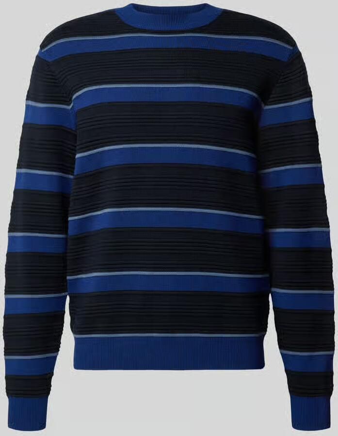 Armani Exchange Gebreide pullover met structuurpatroon