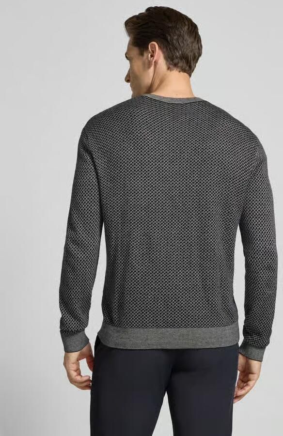 Armani Exchange Gebreide pullover met zijde