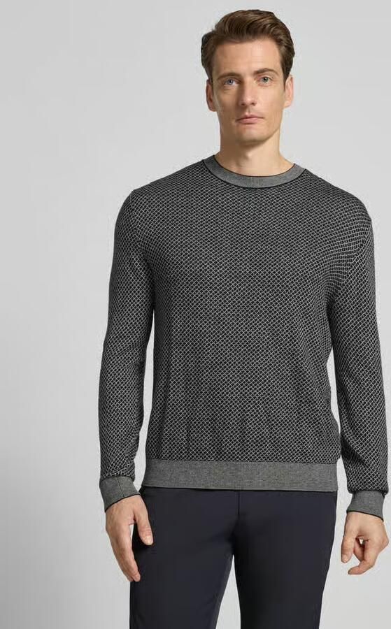 Armani Exchange Gebreide pullover met zijde - Foto 2