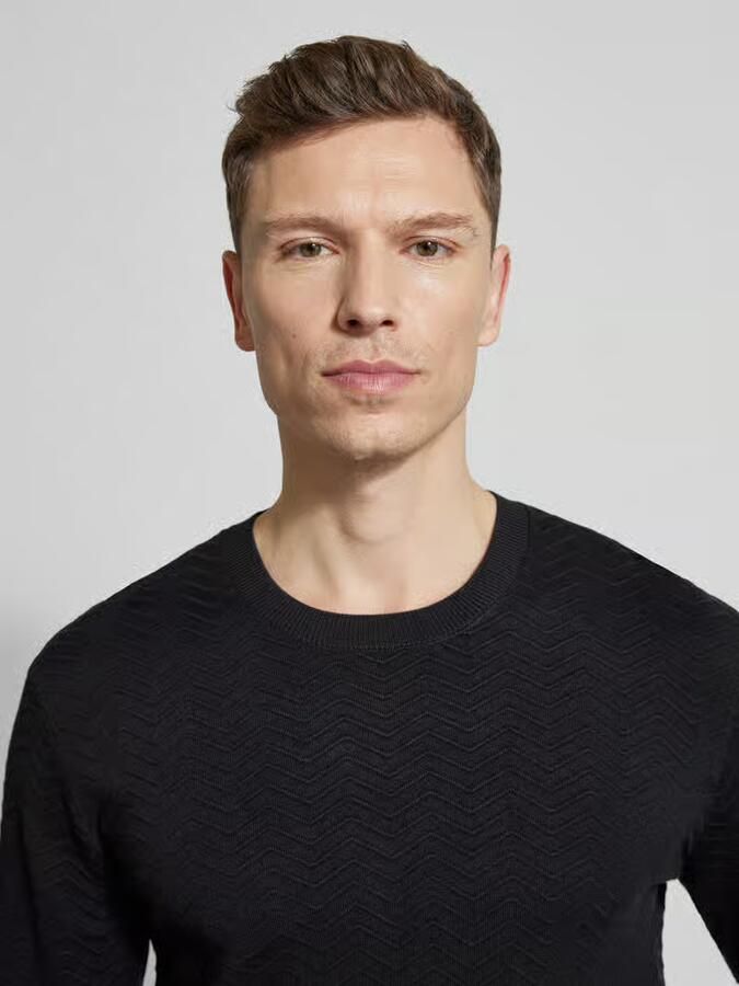 Armani Exchange Gebreide pullover van viscosemix