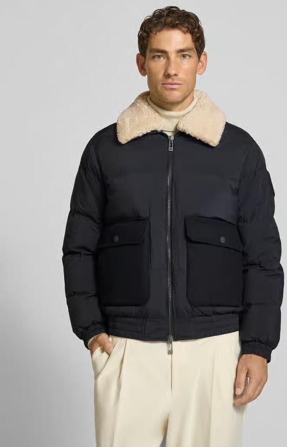 Armani Exchange Gewatteerd jack met klepzakken - Foto 3