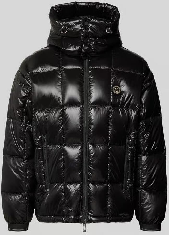 Armani Exchange Gewatteerd jack met tweewegritssluiting