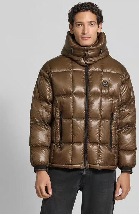 Armani Exchange Gewatteerd jack met tweewegritssluiting - Foto 3