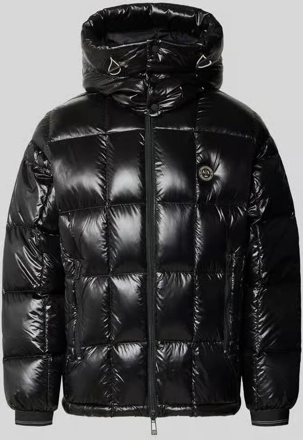 Armani Exchange Gewatteerd jack met tweewegritssluiting