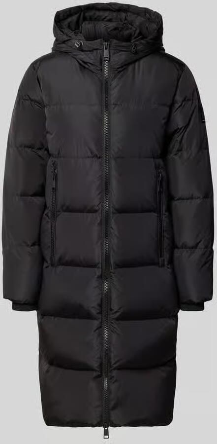 Armani Exchange Regular fit lange donsjas met tweewegritssluiting