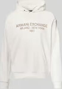 Armani Exchange hoodie met labelprint