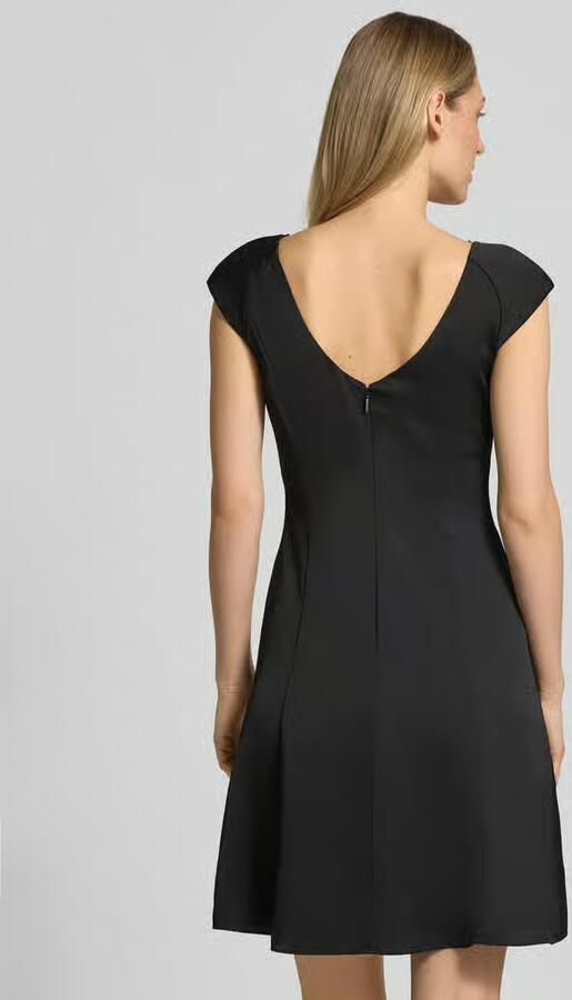Armani Exchange Knie-lange jurk met plooien - Foto 3