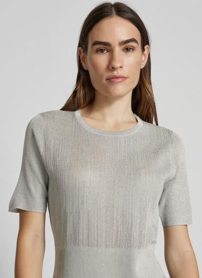 Armani Exchange Knielange jurk met ronde hals