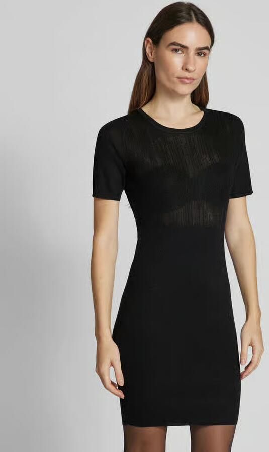 Armani Exchange Knielange jurk met ronde hals - Foto 2