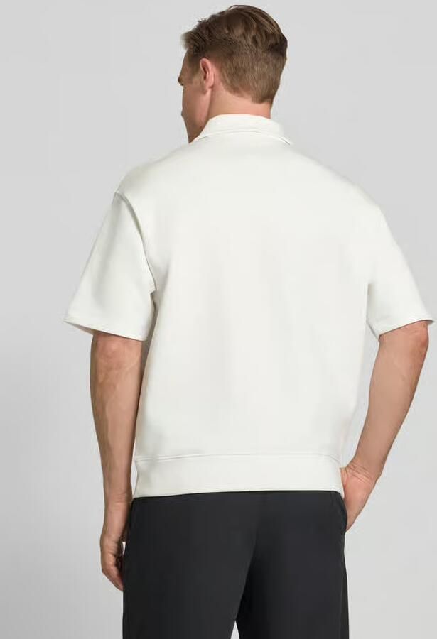Armani Exchange loose fit poloshirt met labelstitching - Foto 3