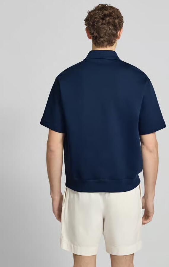 Armani Exchange loose fit poloshirt met labelstitching - Foto 2