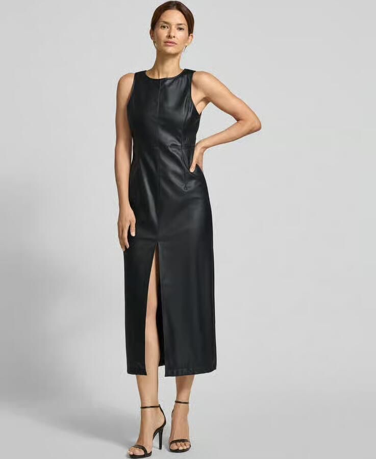 Armani Exchange Maxi-jurk in leerlook - Foto 2